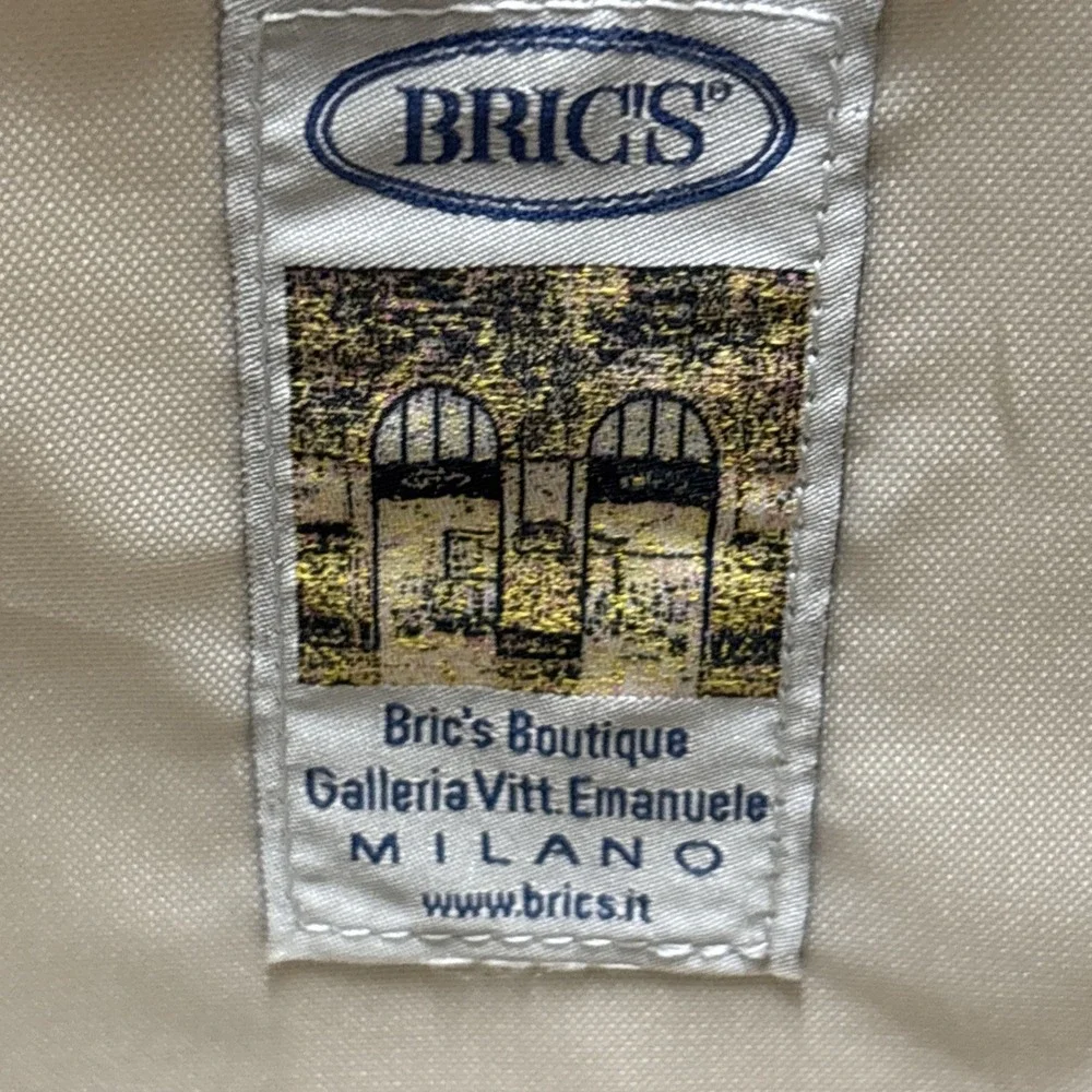BRICS Olive Green Nylon Leather‎ Trim Weekender Travel Duffel Bag